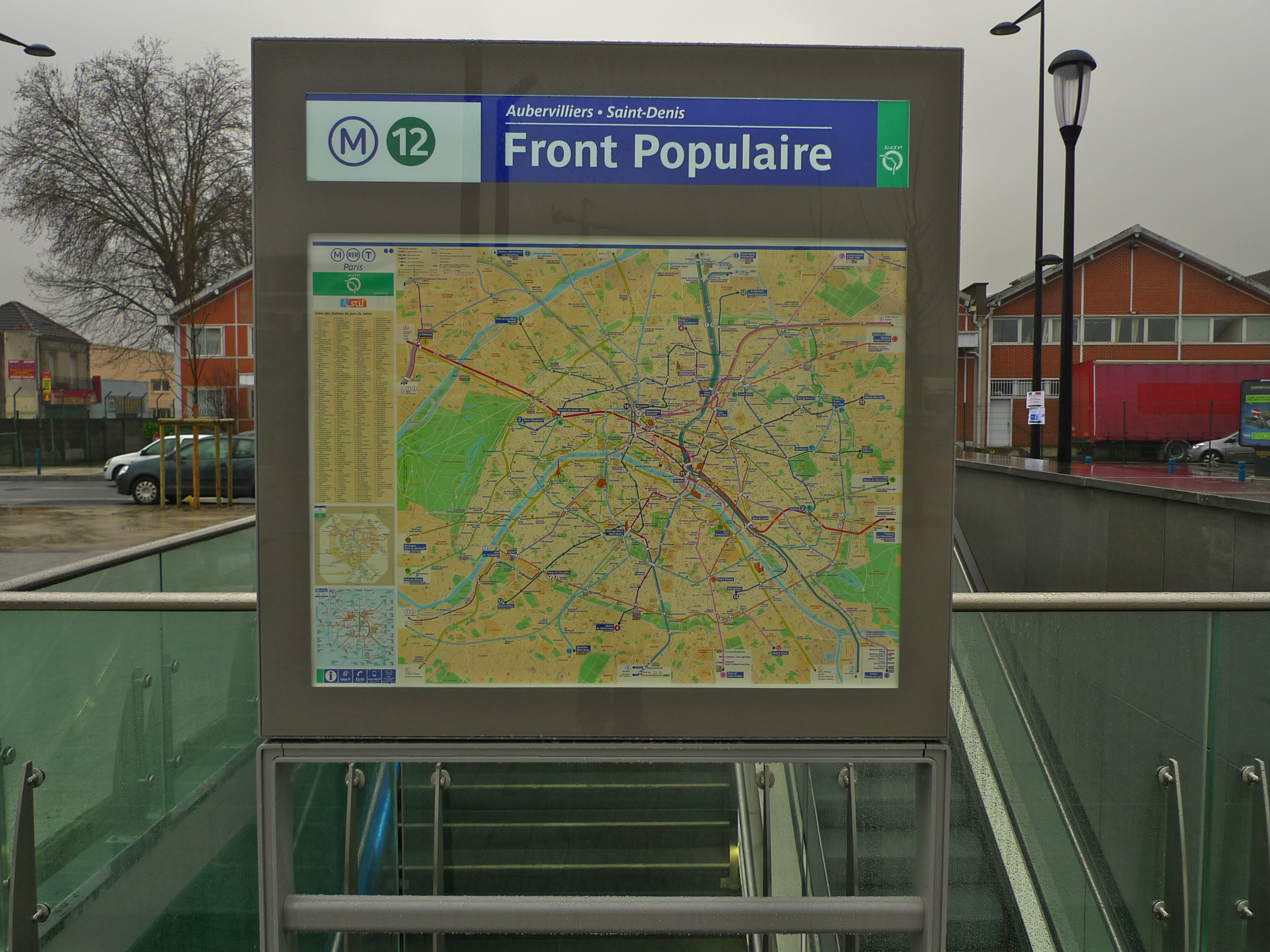 new station, Front Populaire , was opened on 18 th December 2012 at ...